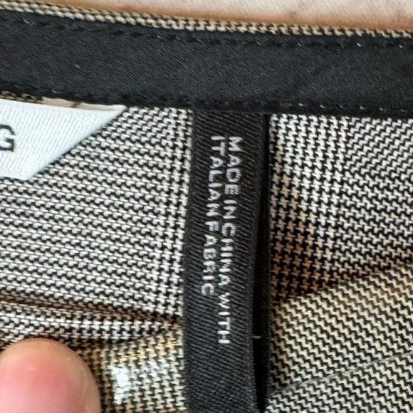 Helmut Lang Women's Size 2 Coated Prince of Wales Checked Mini Skirt SOLD OUT - Picture 4 of 8
